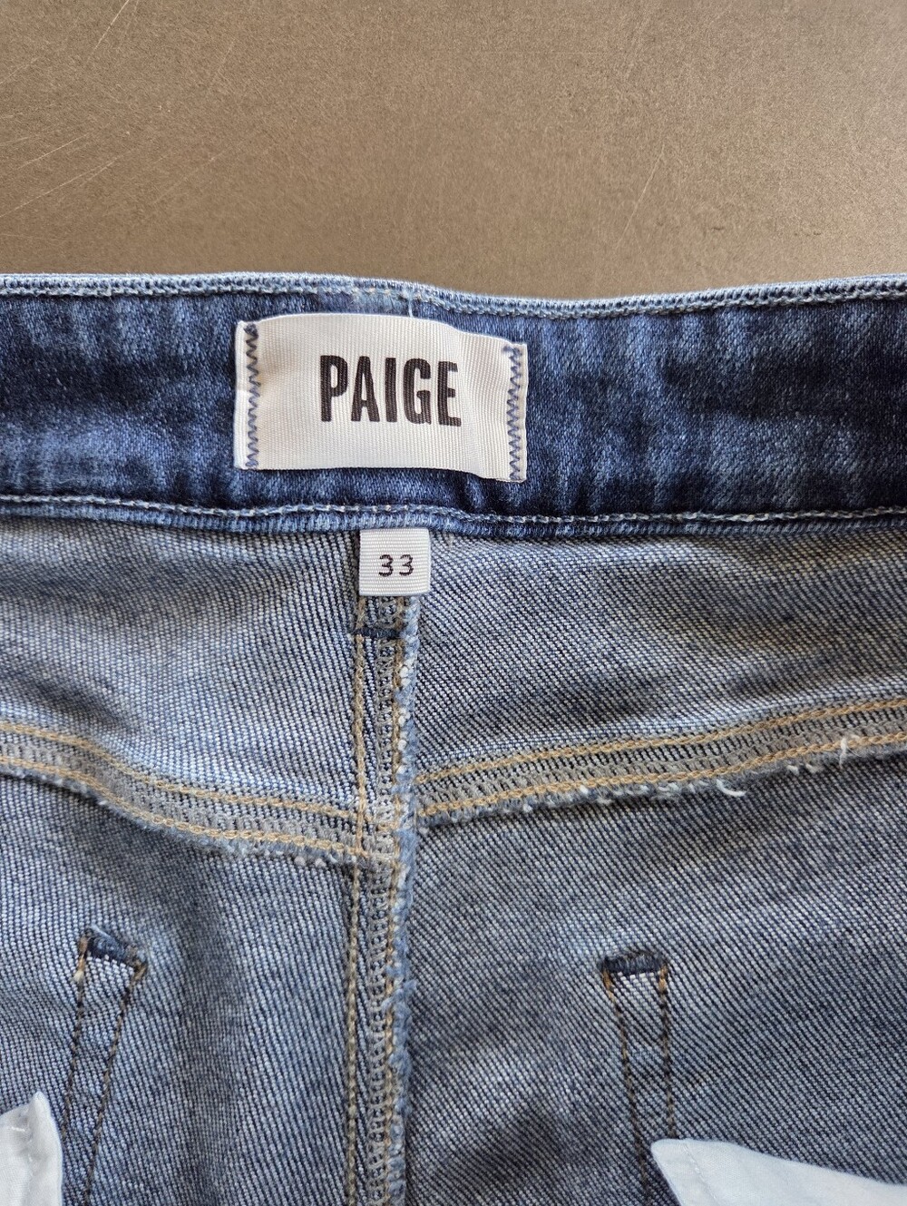 Paige Women's Anessa Wide Leg Jean Size 33 Foreign Film - Picture 4 of 12